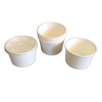 Jednorazowa miska papierowa 350ml PE powlekany do indywidualnej druku