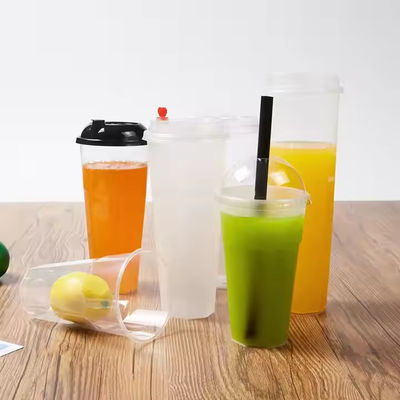 Jednorazowy kubek plastikowy 1000ml PP Logo personalizuj Kubek do kawy lodowej