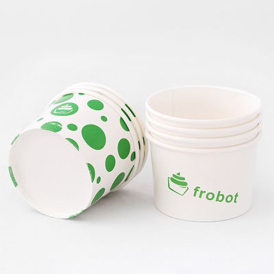 Wielokolorowe na zamówienie miski z lodem 1100ml miski Sundae z pokrywkami