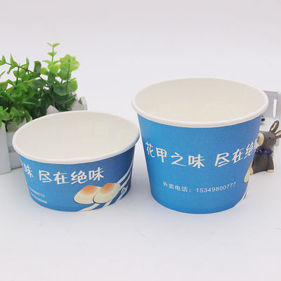 Mroźna żywność sałatka Eko papierowe miski Kraft Bowl 750ml Logo na zamówienie