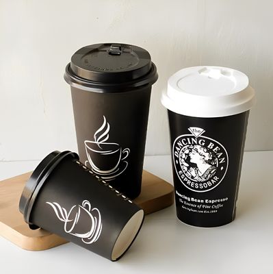 10 oz 360 ml pojedynczej szklanki z papieru ściennego PE powlekany papier szklanki do soku
