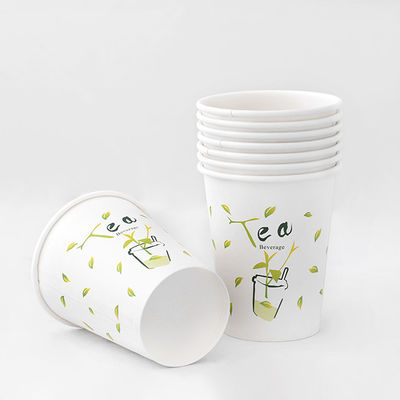 Brak przecieków Kompostowalne gorące kubki na zamówienie Kawa jednorazowa 8 oz 300 ml Eco Gorące kubki