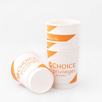 Pokarm klasy podwójnej papierowej kubek 360ml 10oz gorącej kawy kubek na wynos