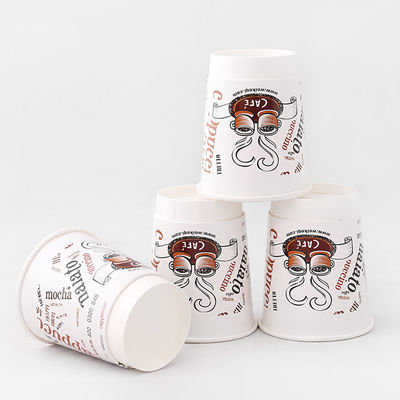 12 oz 430 ml Dwukrotnie ściane kubki PE powlekane jednorazowe kubki kompostowalne papier
