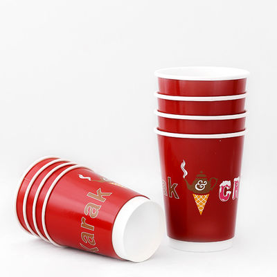 16 oz 138 mm podwójny papierowy kubek 540 ml mleko herbata zimne napoje kubek papieru