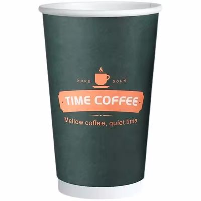 Jednorazowy 630 ml podwójny kubek z papieru ściennego PLA powlekany 22 oz kubek z papieru do picia
