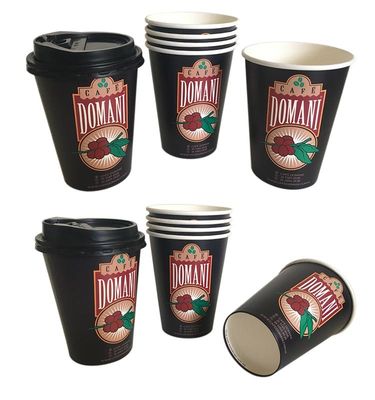32 oz 970 ml Jednorazowy kubek z papieru ściennego, logo dostosowywalne, markowe kubki jednorazowe