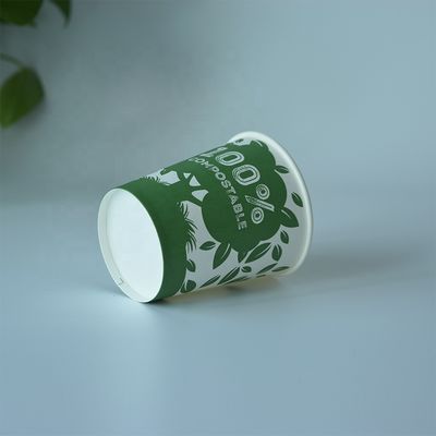 3 oz 75 ml jednorazowe kubki z papieru ściennego biodegradowalne markowe kubki jednorazowe
